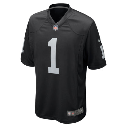 Number 1 Dad Las Vegas Raiders Game Jersey - Black