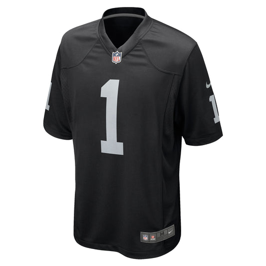 Number 1 Dad Las Vegas Raiders Game Jersey - Black