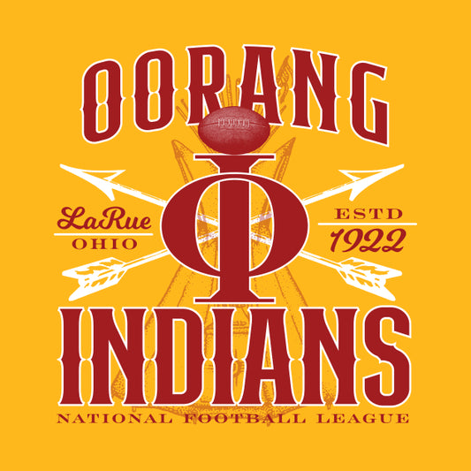 Oorang Indians Football T-Shirt
