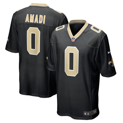 Ugo Amadi New Orleans Saints Team Game Jersey - ?Black
