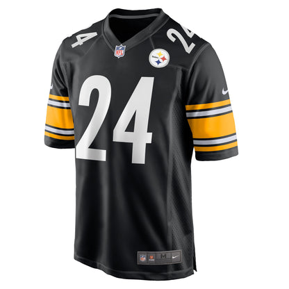 Joey Porter Jr. Pittsburgh Steelers 2023 NFL Draft Pick Game Jersey - Black