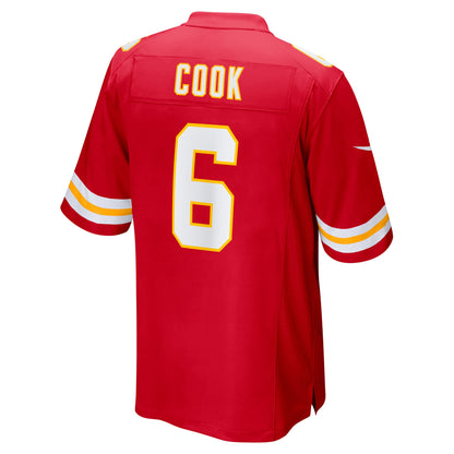 Bryan Cook Kansas City Chiefs Game Player Jersey - Red
