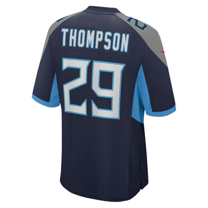 Josh Thompson Tennessee Titans Home Game Player Jersey - Navy
