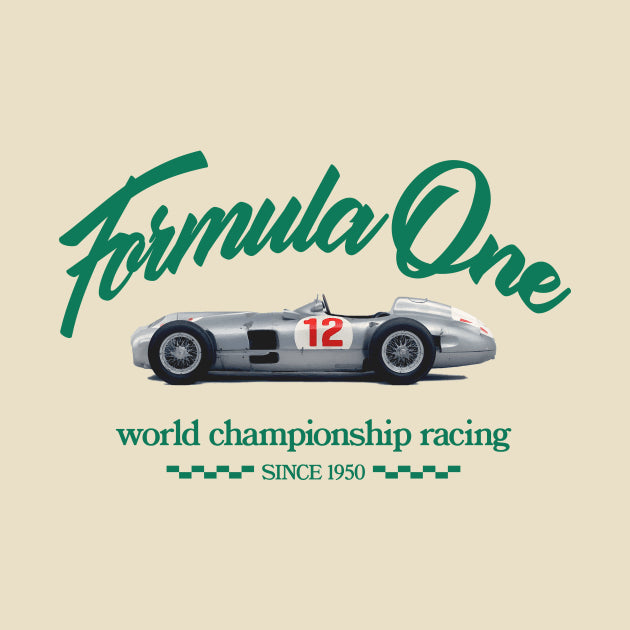 F1 Retro Car Graphic T-Shirt