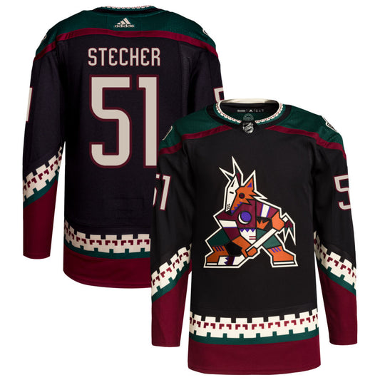 Troy Stecher Arizona Coyotes Home Primegreen Authentic Pro Jersey - Black