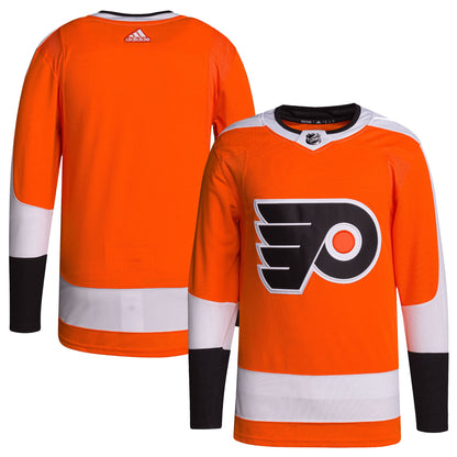 Philadelphia Flyers Home Primegreen Authentic Pro Blank Jersey - Orange