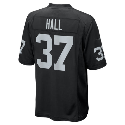 Tyler Hall Las Vegas Raiders Team Game Jersey - ?Black
