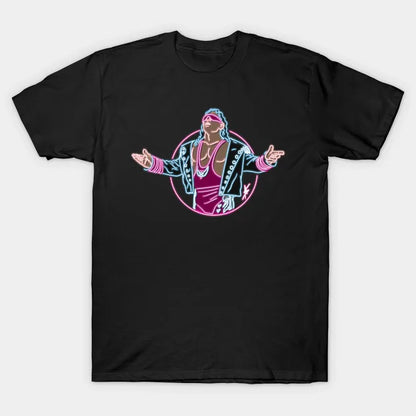 Bret Hart Neon Color T-Shirt