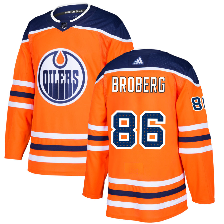 Philip Broberg Edmonton Oilers Authentic Jersey - Orange