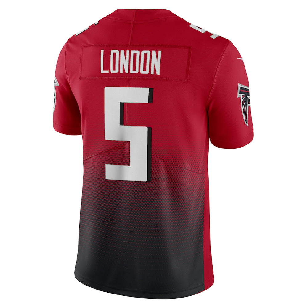 Men's Atlanta Falcons Drake London Vapor Jersey - Red
