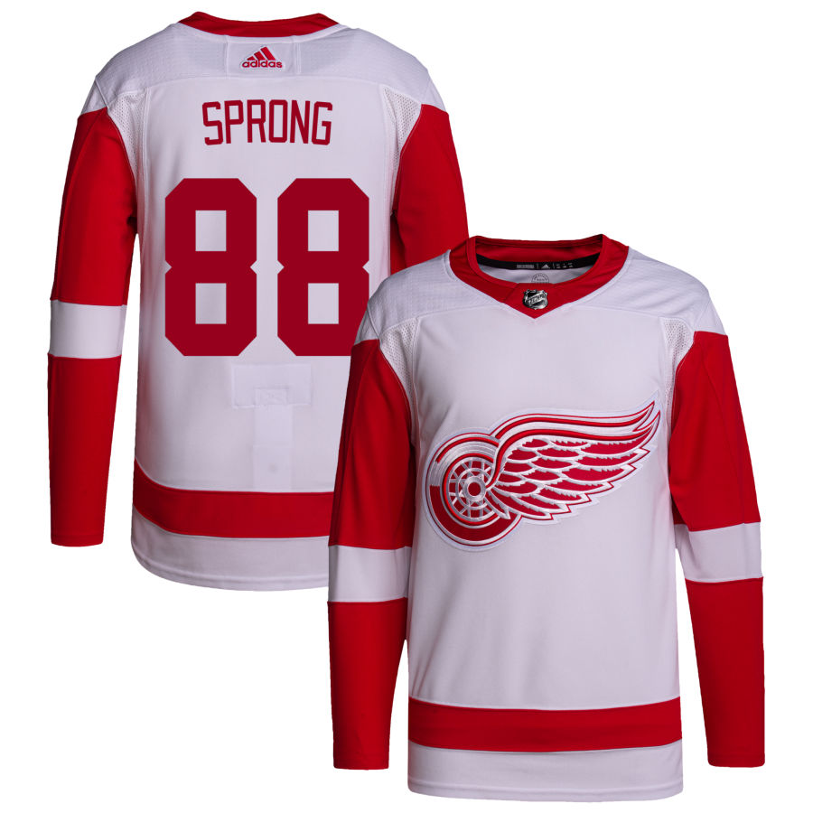 Daniel Sprong Detroit Red Wings Away Primegreen Authentic Pro Jersey - White