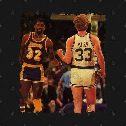 Vintage Magic Johnson And Larry Bird T-Shirt
