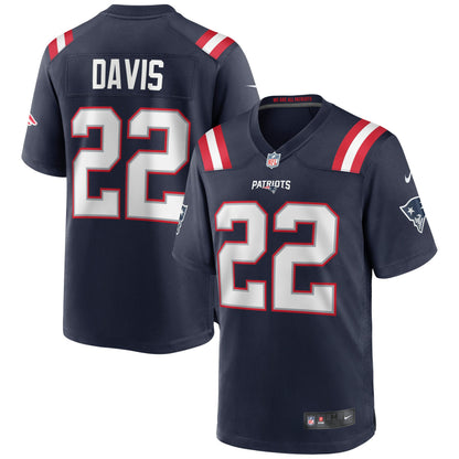 Cody Davis New England Patriots Game Jersey - Navy