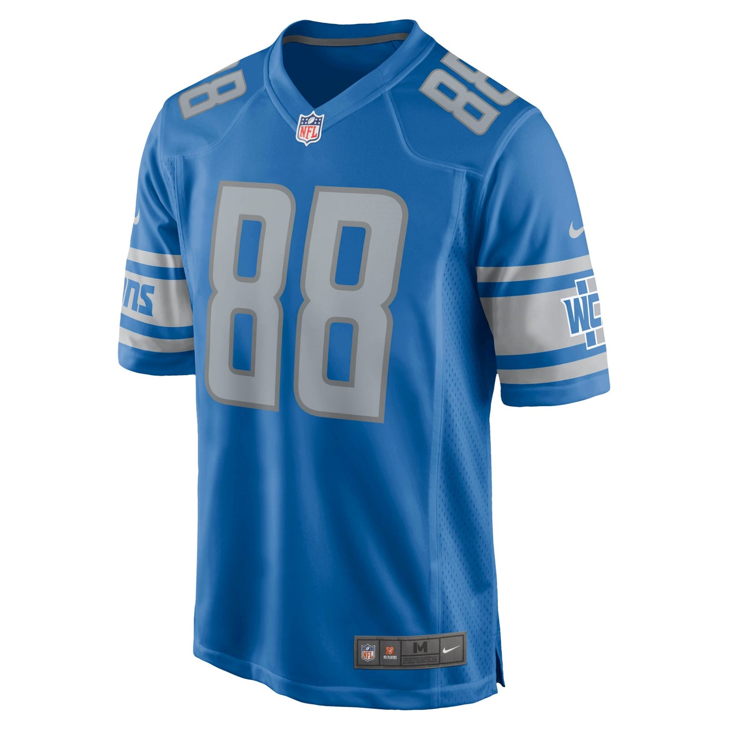 Jim Cain Detroit Lions Retired Player Jersey - Blue