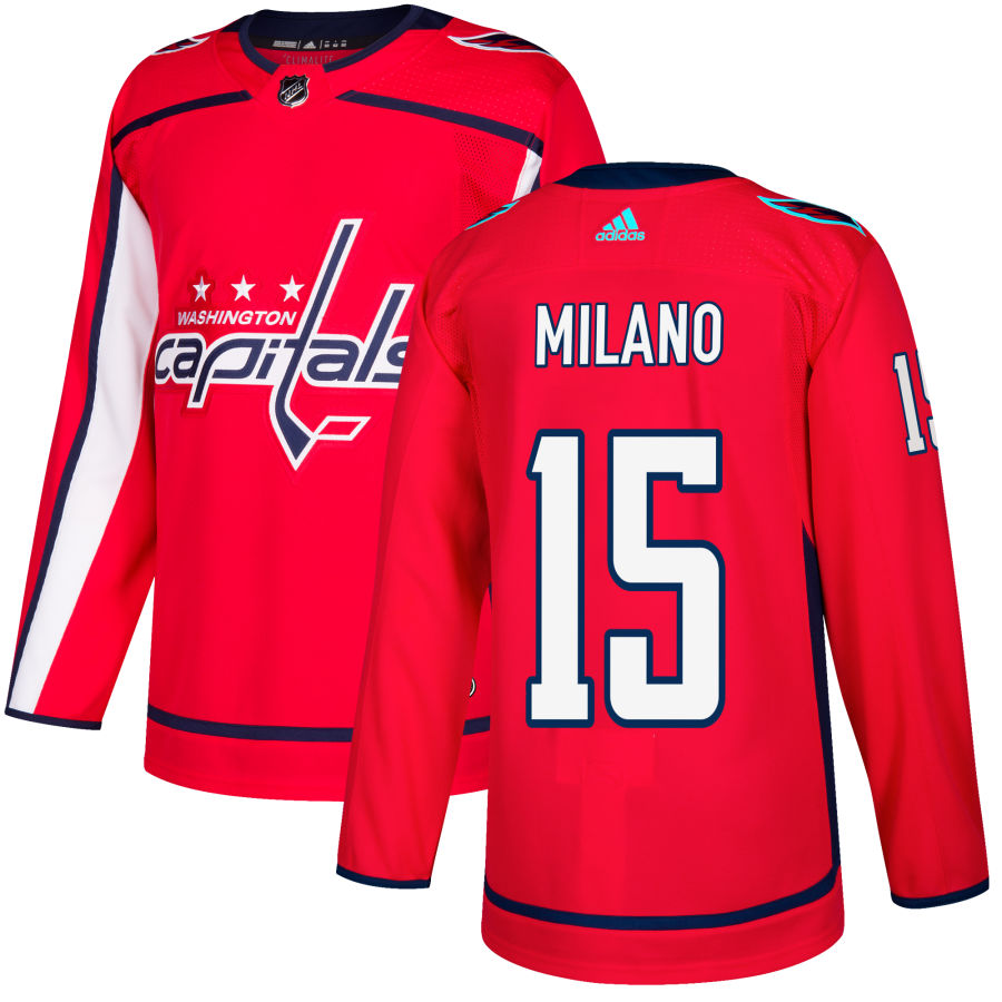 Sonny Milano Washington Capitals Authentic Jersey - Red
