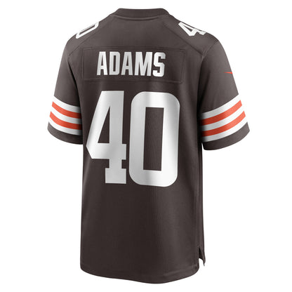 Matthew Adams Cleveland Browns Team Game Jersey - ?Brown