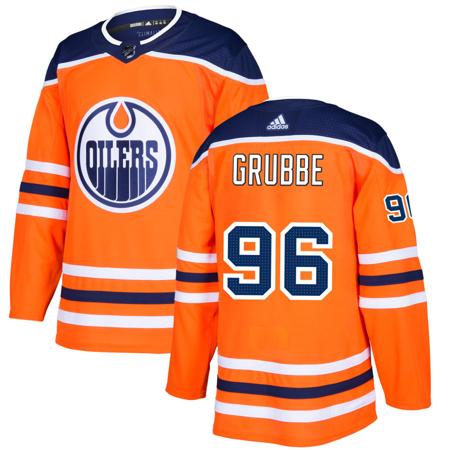 Jayden Grubbe Edmonton Oilers Authentic Jersey - Orange