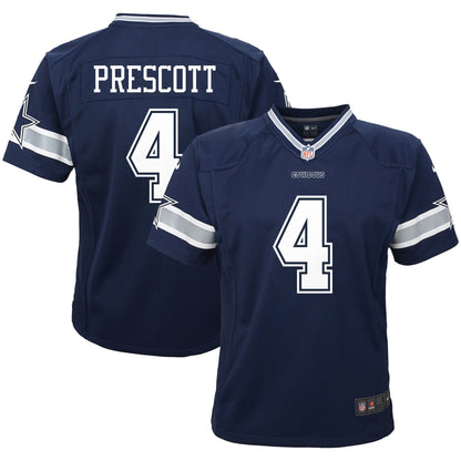 Toddler Dak Prescott Navy Dallas Cowboys Team Game Jersey