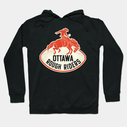 Defunct Ottawa Rough Riders Football Team Hoodie