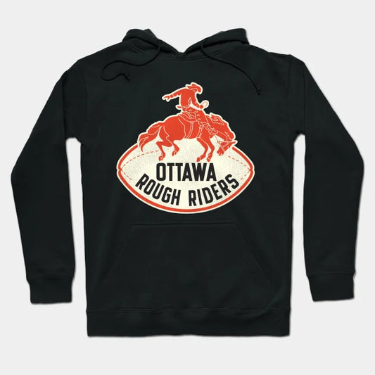 Defunct Ottawa Rough Riders Football Team Hoodie