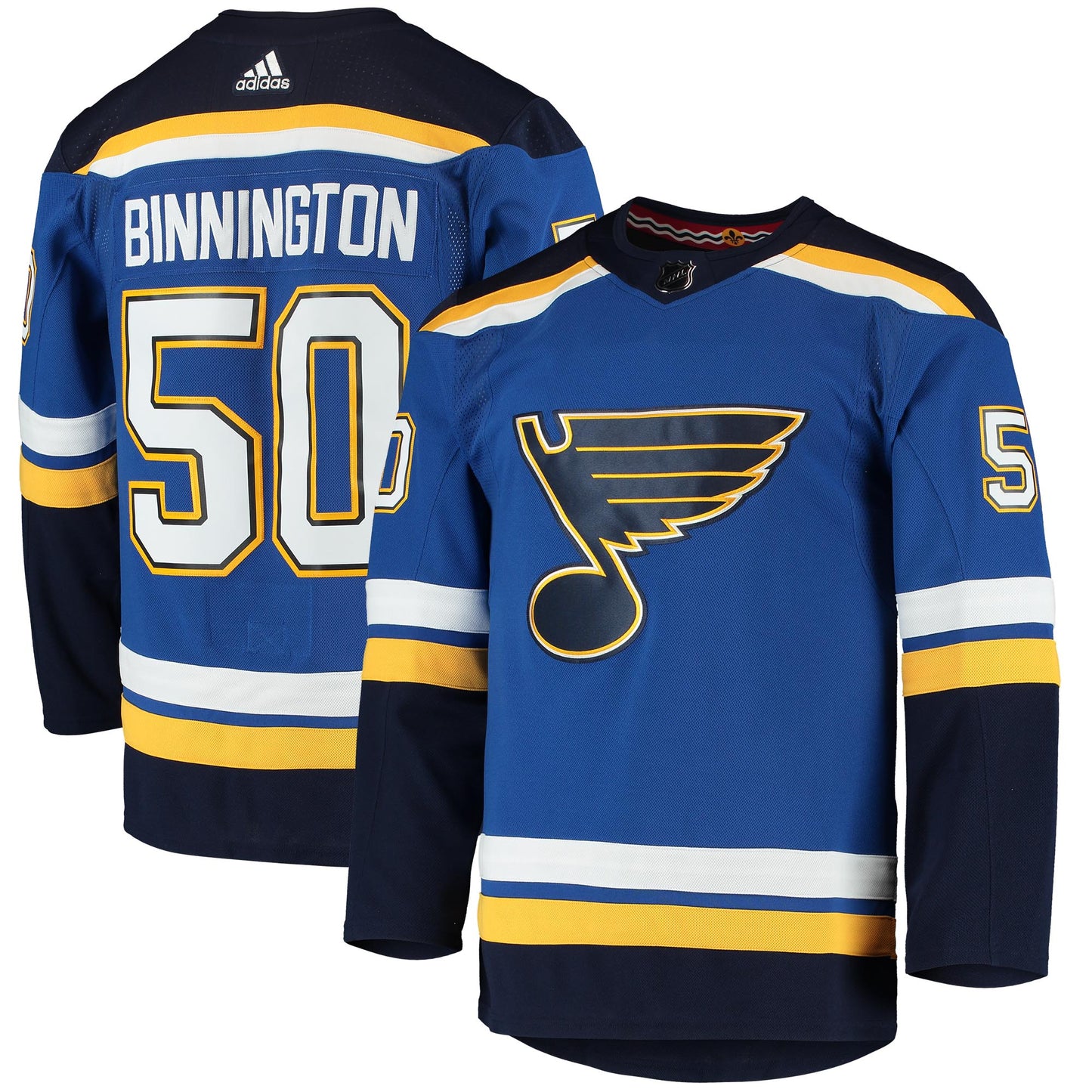 Jordan Binnington St. Louis Blues Home Authentic Player Jersey - Blue