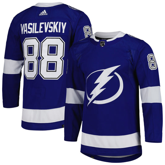 Andrei Vasilevskiy Tampa Bay Lightning Home Primegreen Authentic Pro Player Jersey - Blue