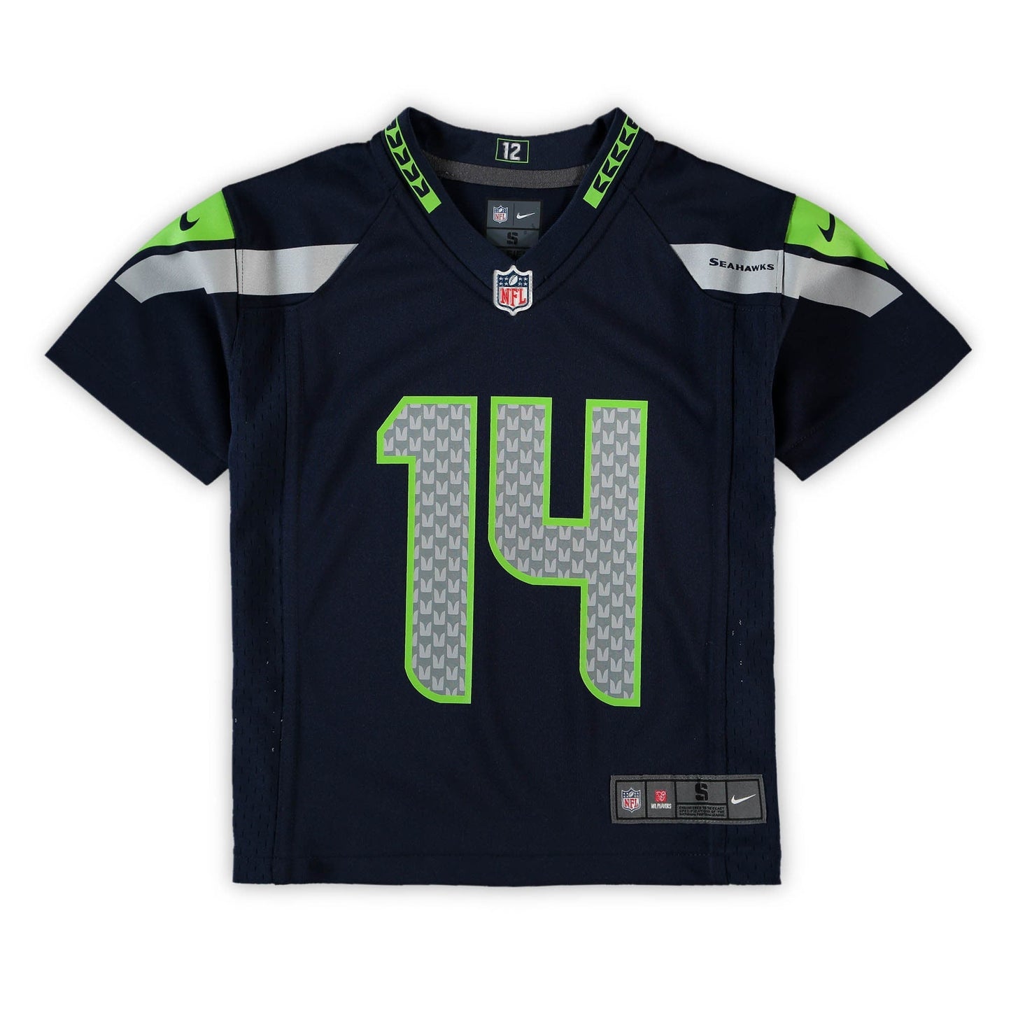 Preschool DK Metcalf Navy Seattle Seahawks Game Jersey