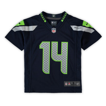 Preschool DK Metcalf Navy Seattle Seahawks Game Jersey