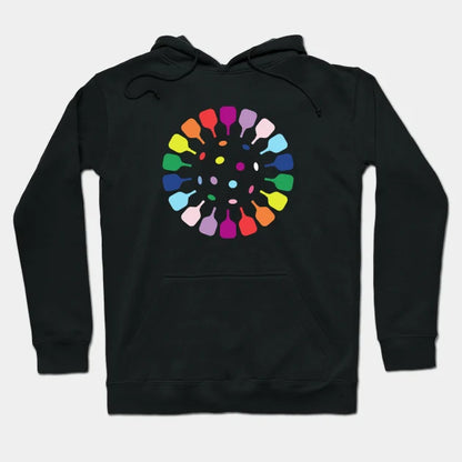 Cool Pickleball Paddels With Spots Hoodie