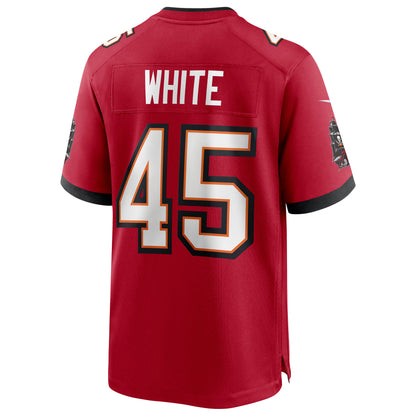 Devin White Tampa Bay Buccaneers Game Player Jersey - Red