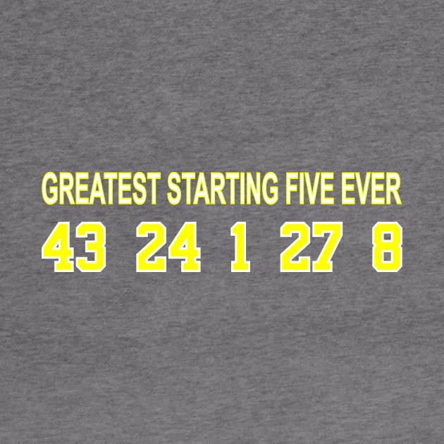 1979 Seattle Sonics Greatest Starting Five Hoodie