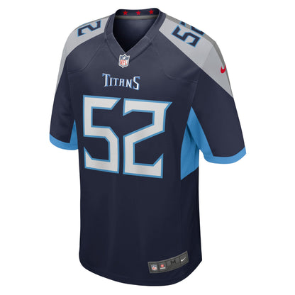 Zach McCloud Tennessee Titans Home Game Player Jersey - Navy