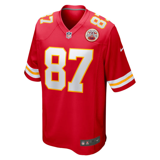 Travis Kelce Kansas City Chiefs Game Jersey - Red