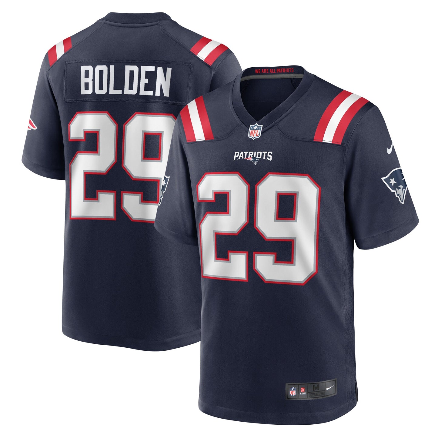 Isaiah Bolden New England Patriots Team Game Jersey - ?Navy