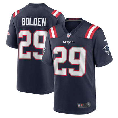 Isaiah Bolden New England Patriots Team Game Jersey - ?Navy