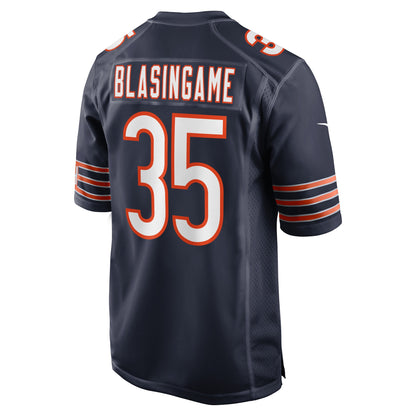 Khari Blasingame Chicago Bears Game Player Jersey - Navy