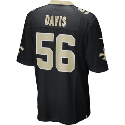 Demario Davis New Orleans Saints Game Jersey - Black