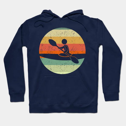 Cool Kayaking Sunset Hoodie