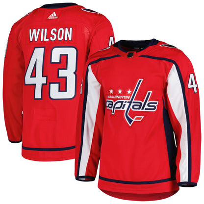 Tom Wilson Washington Capitals Home Primegreen Authentic Pro Player Jersey - Red