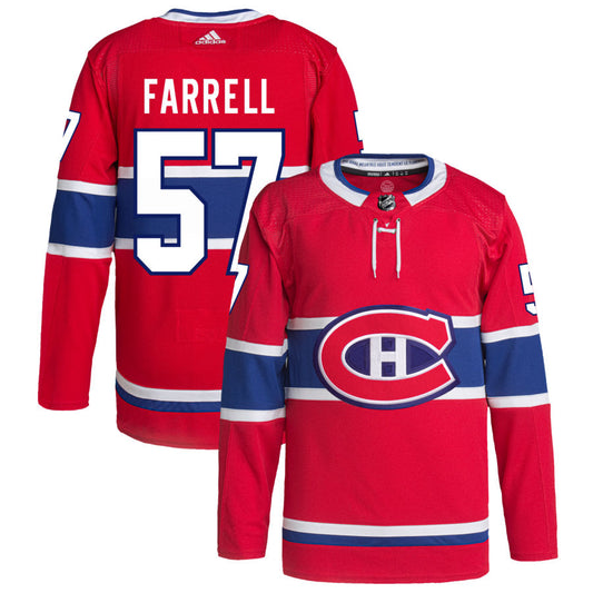 Sean Farrell Montreal Canadiens Home Primegreen Authentic Pro Jersey - Red