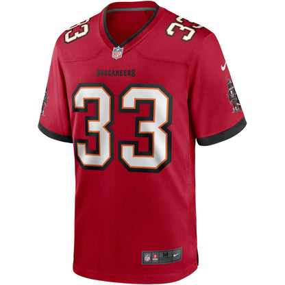 Jordans Whitehead Tampa Bay Buccaneers Game Player Jersey - Red