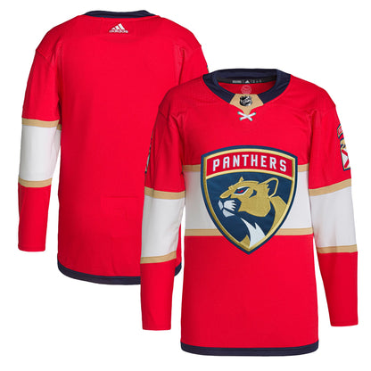 Florida Panthers Home Primegreen Authentic Pro Jersey - Red