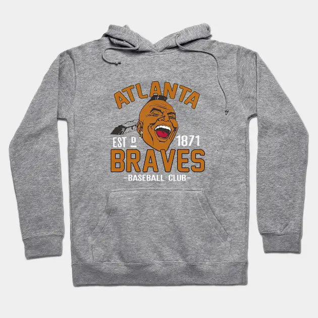 Old Style Atlanta Braves 3 By Buck Tee Hoodie
