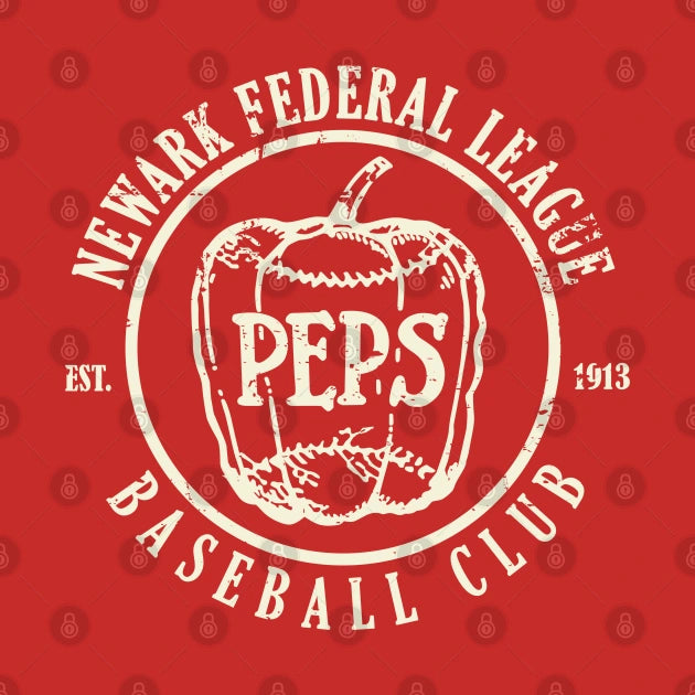 1913 Newark Peppers Defunct Vintage Hoodie