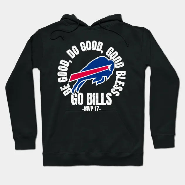 Vintage - Be Good Do Good God Bless Go Bills Hoodie