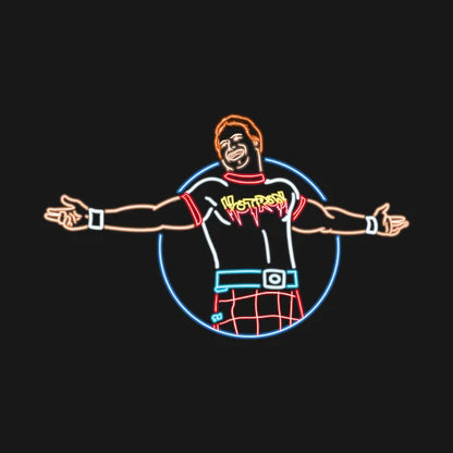 Roddy Piper Neon Style Hoodie