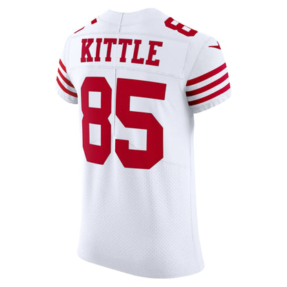 George Kittle San Francisco 49ers Vapor Elite Jersey - White