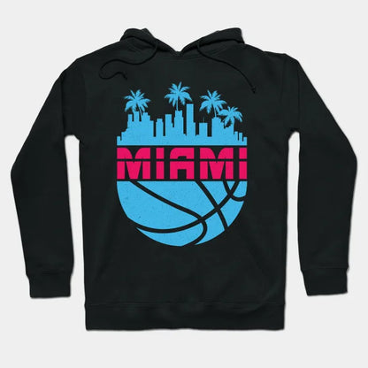 80'S Miami Vice Basketball Hoodie
