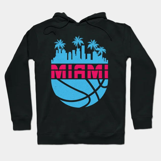 80'S Miami Vice Basketball Hoodie