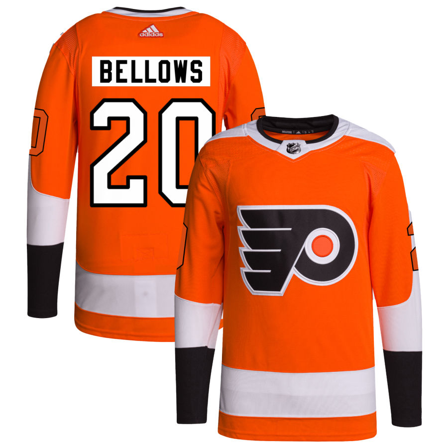 Kieffer Bellows Philadelphia Flyers Home Primegreen Authentic Pro Jersey - Orange